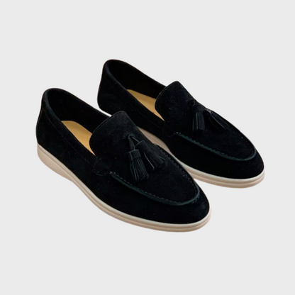 Kyle | Herren Slipper aus klassischem Wildleder mit Quasten
