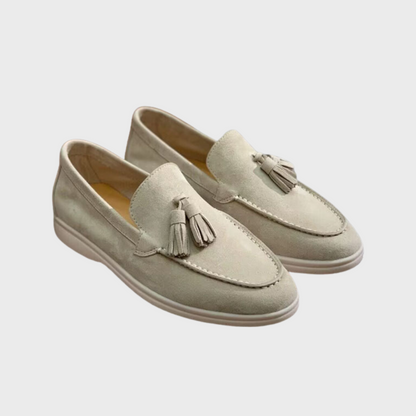 Kyle | Herren Slipper aus klassischem Wildleder mit Quasten