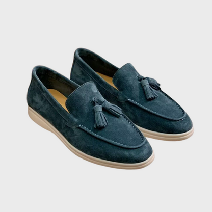 Kyle | Herren Slipper aus klassischem Wildleder mit Quasten