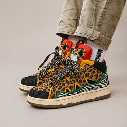Stylish Leopard Print Trainers