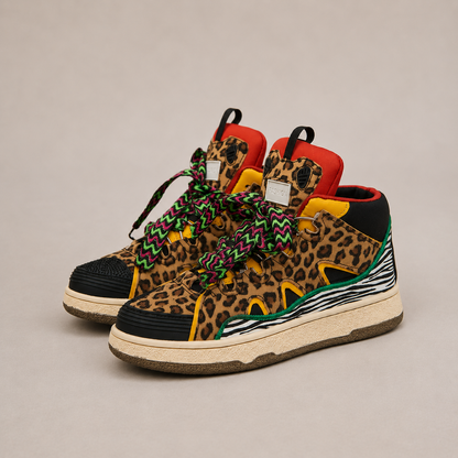 Stylish Leopard Print Trainers