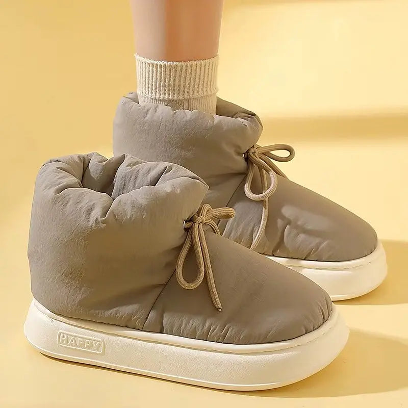 Cozy High-Top Slippers for Women – Warm & Comfortable