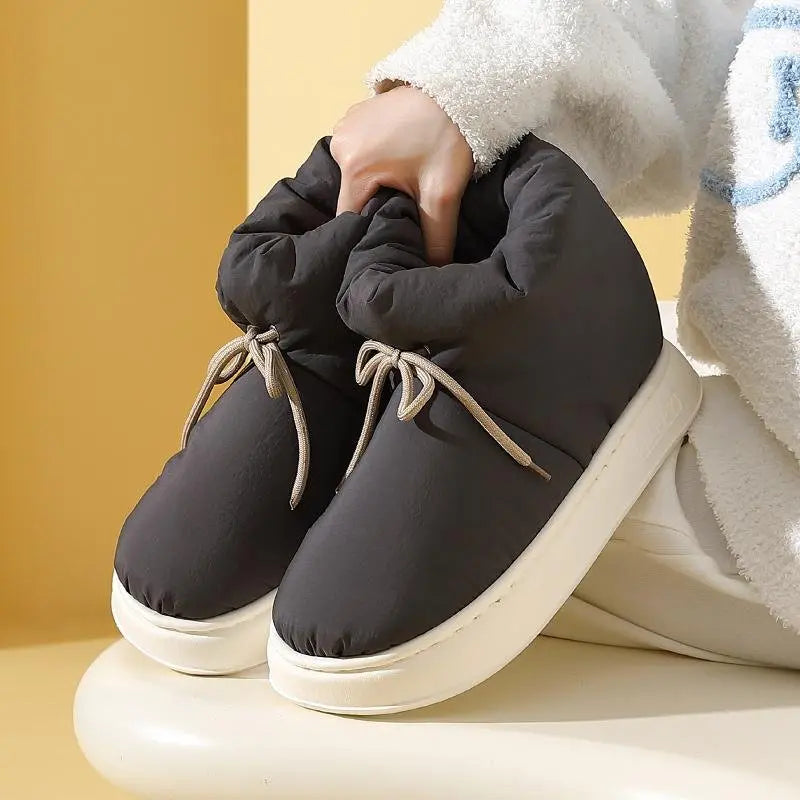 Cozy High-Top Slippers for Women – Warm & Comfortable