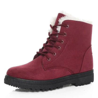 Cozy Short Ankle Boots for Women – Stylish & Warm