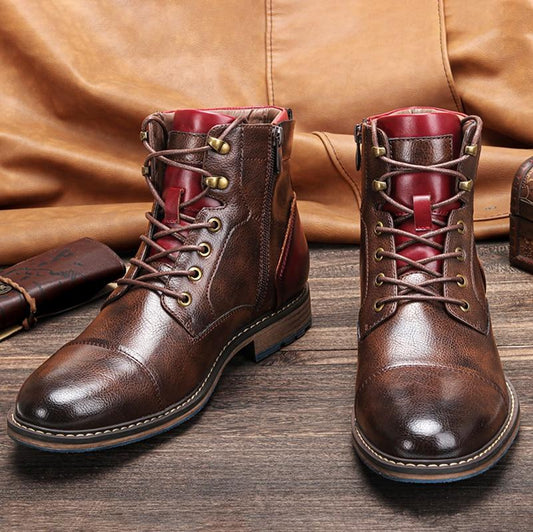 Nate | Herrenmode Stiefel mit Reißverschluss und Knöchelhöhe