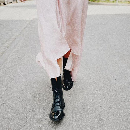 Sophia | Women’s Lace-Up Leather Ankle Boots