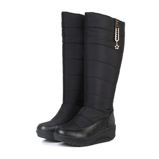 High-Top Winter Boots for Women – Warm & Stylish Comfort