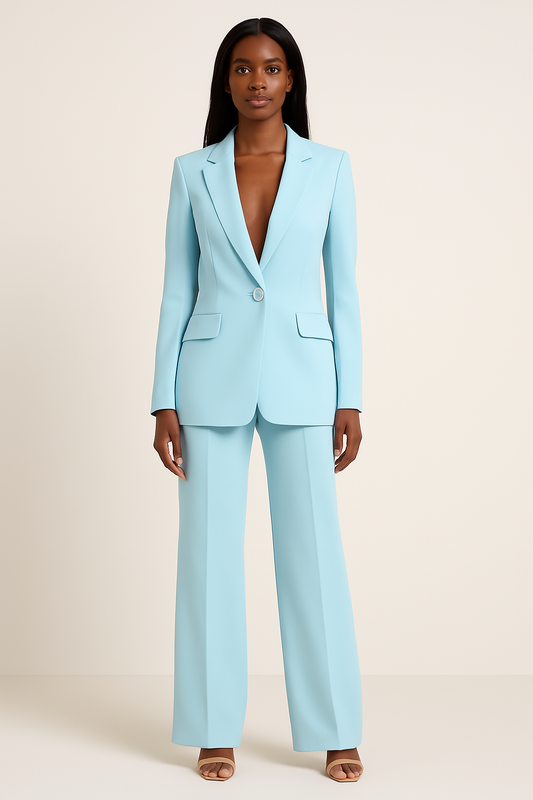 Ella | Elegantes Business-Anzugset mit tailliertem Langblazer für Damen