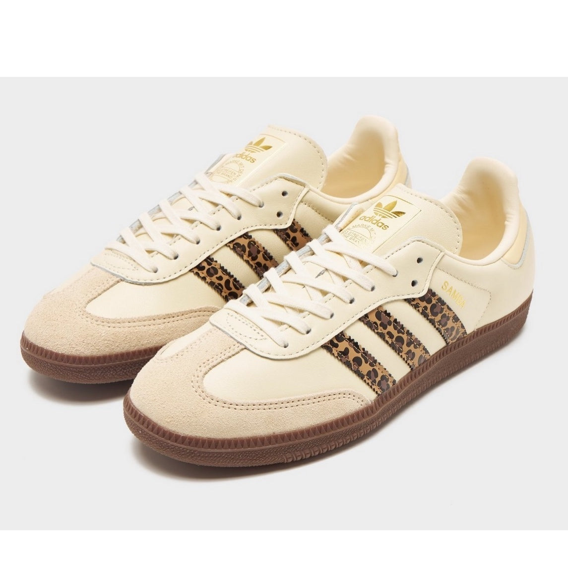 Samba OG GS Leopard Cream White - US M 11 / W 12