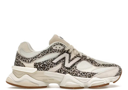 9060 Beige Leopard Print Women Sneakers (Selling Fast )