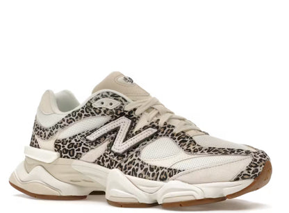 9060 Beige Leopard Print Women Sneakers (Selling Fast )