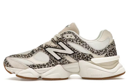 9060 Beige Leopard Print Women Sneakers (Selling Fast )