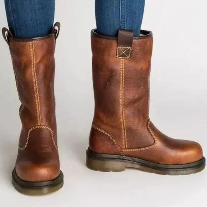 Warm Women's Cowboy Boots – Insulated Comfort, Stylish Design