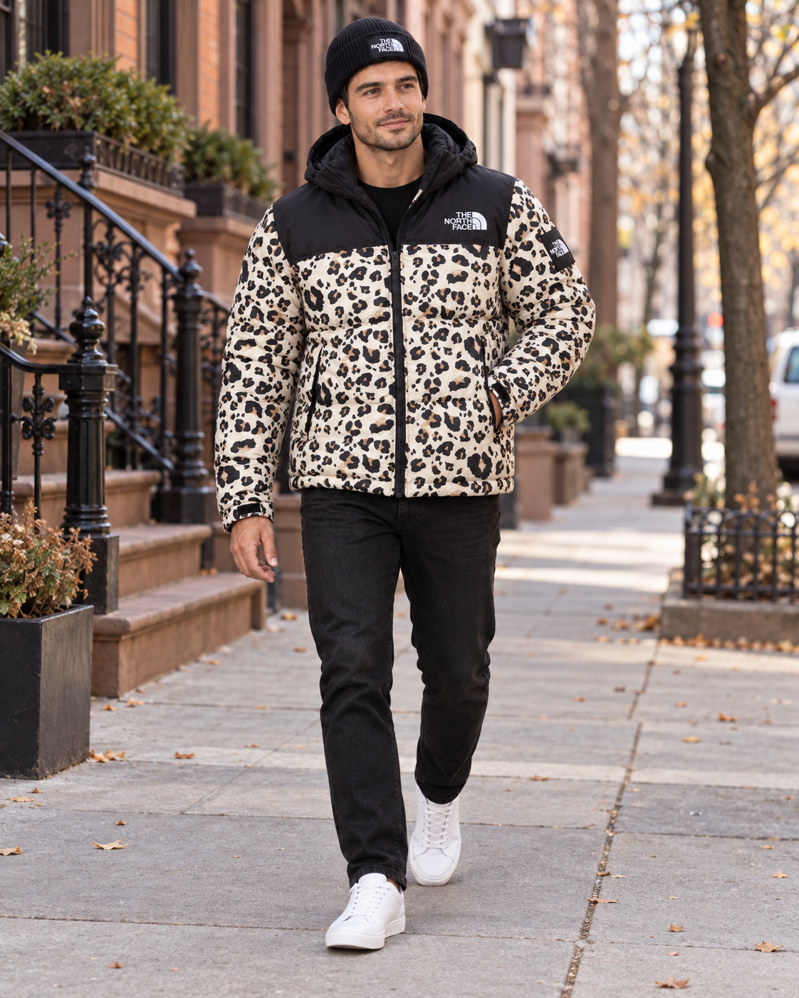 The NF Leopard Print Puffer Jacket (Limited stock available)