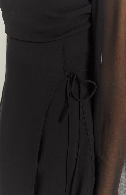 Dakota | Modernes, tailliertes Mini-Kleid für Damen mit langen Ärmeln