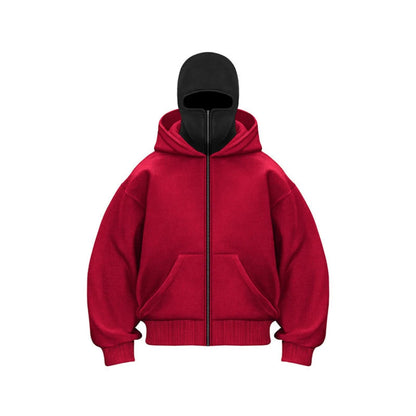 Joseph | Men’s Winter Full Zip Face Cover Hoodie Jacket