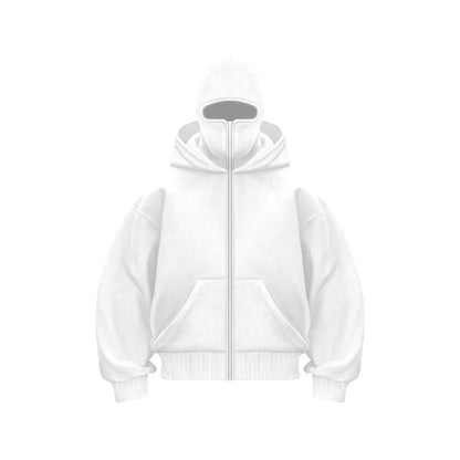 Joseph | Men’s Winter Full Zip Face Cover Hoodie Jacket