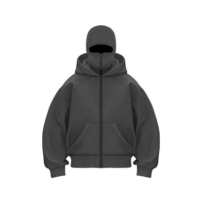 Joseph | Men’s Winter Full Zip Face Cover Hoodie Jacket