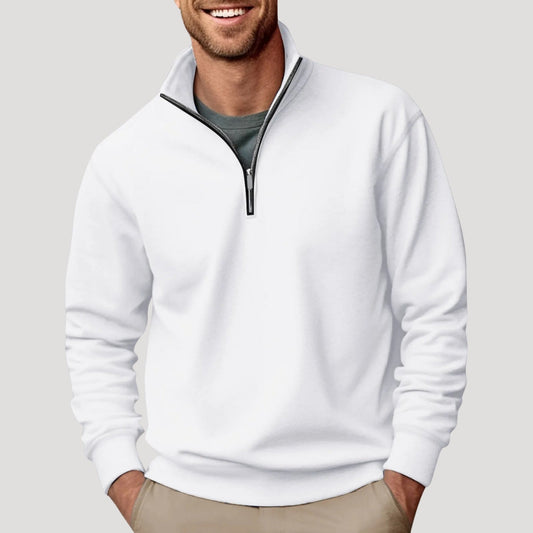 Henry | Herren Freizeit-Sweatshirt mit Reißverschlusskragen