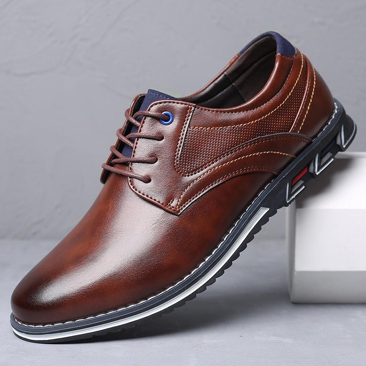 Charlie | Schnürschuhe für Herren, rutschfest, zum Gehen