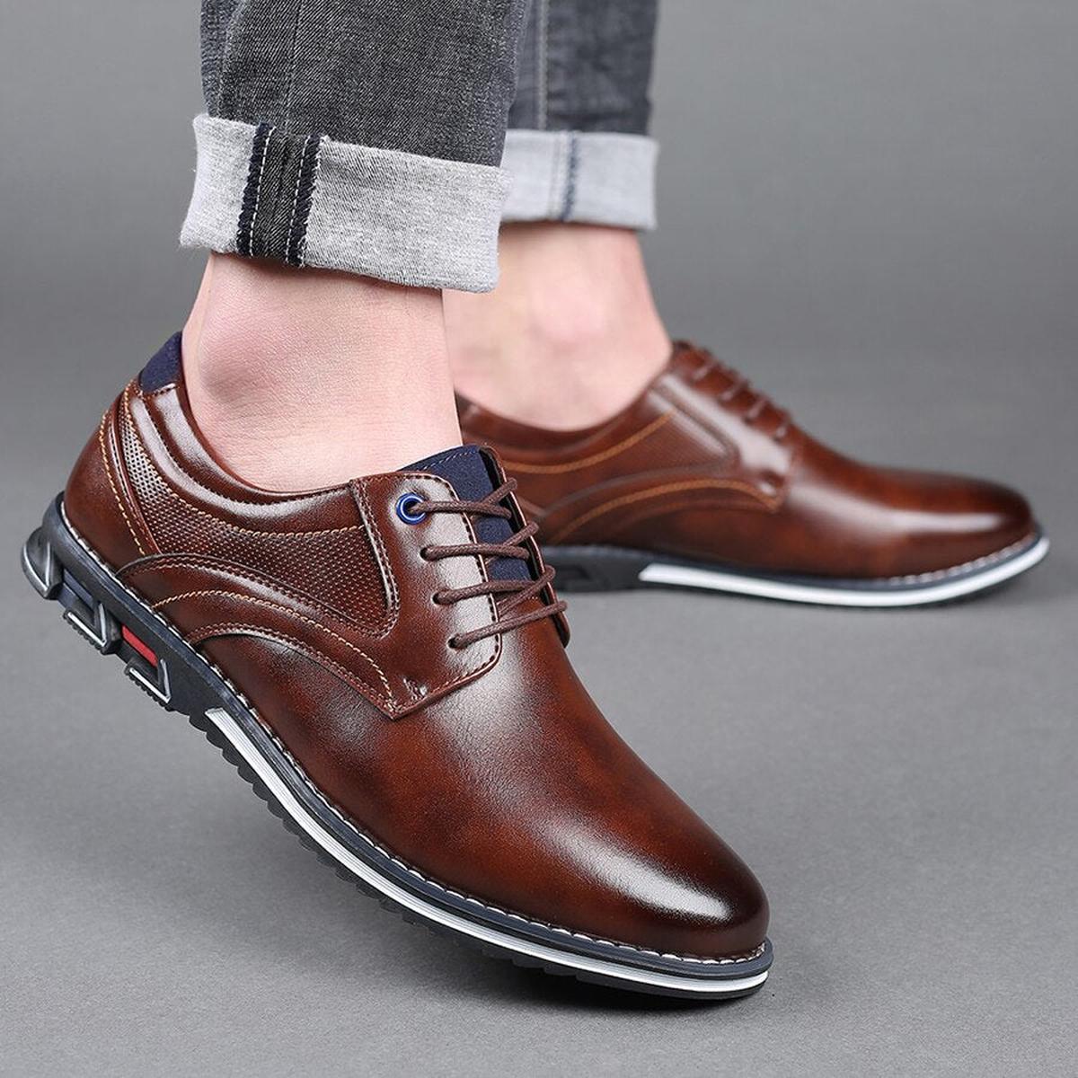 Charlie | Schnürschuhe für Herren, rutschfest, zum Gehen