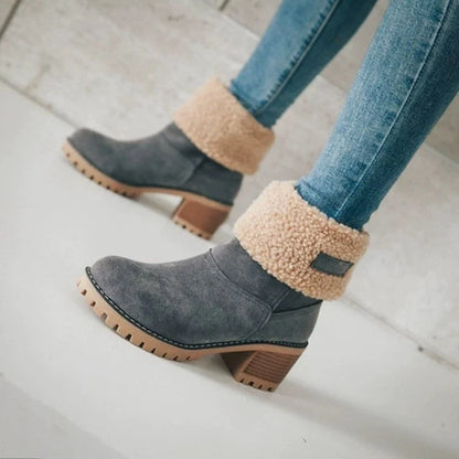 Suede Ankle Boots for Women – Elegant & Comfortable Winter Style