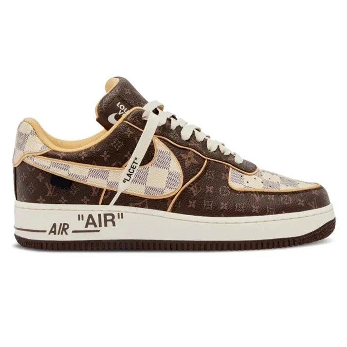 LV x NK Air Force 1 Low 'Monogram Brown Damier Azur'