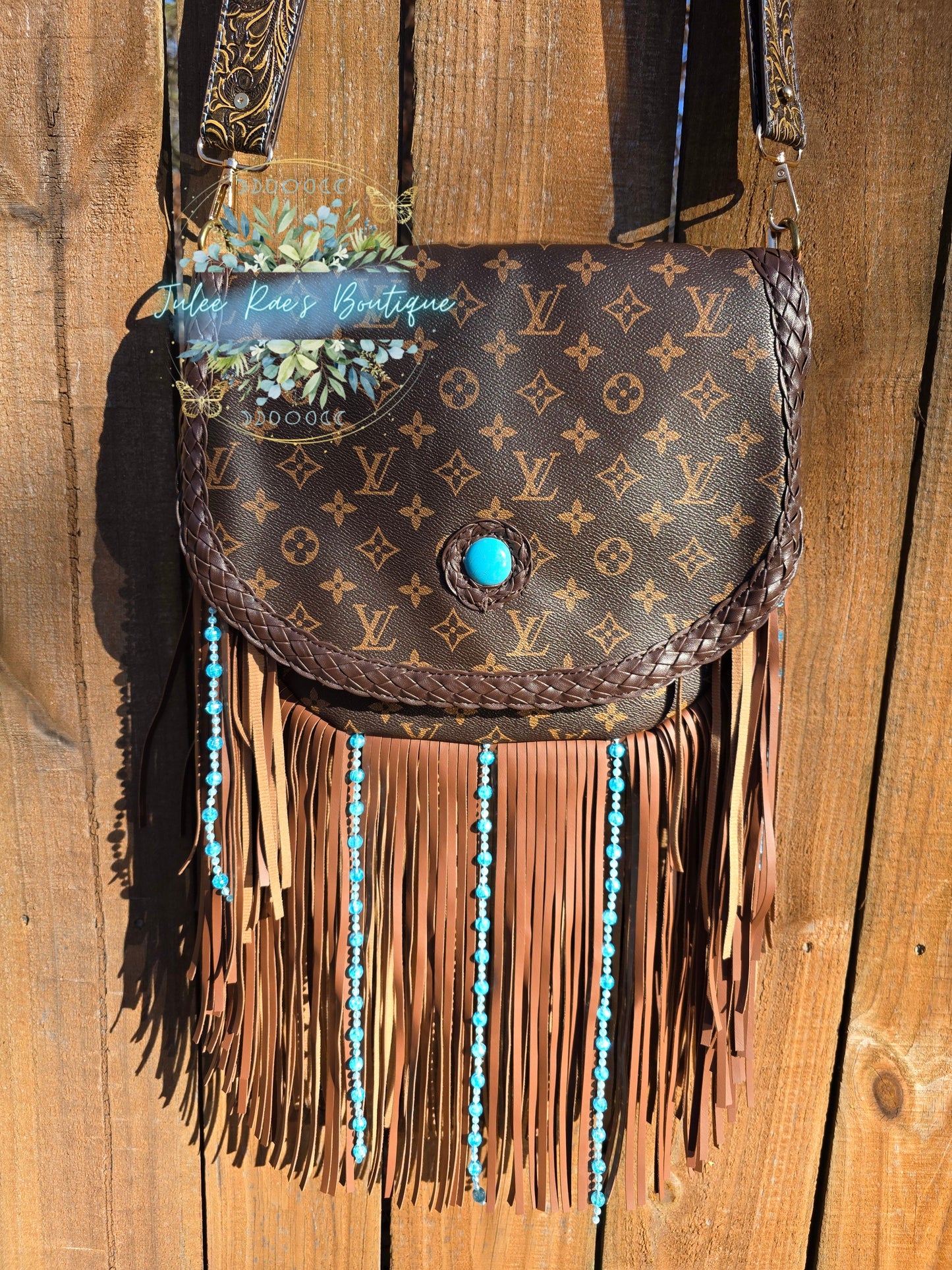 Western fringe handbag