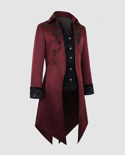 Women's Victorian Tailcoat with Embroidered Detail