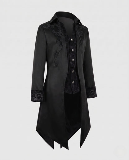 Women's Victorian Tailcoat with Embroidered Detail
