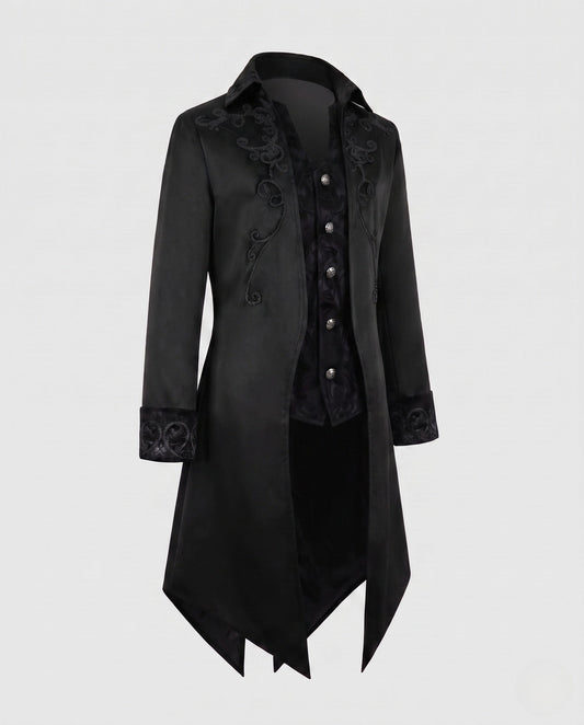 Women's Victorian Tailcoat with Embroidered Detail
