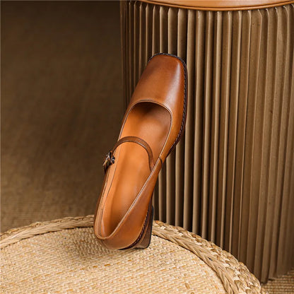 Ruby | Women’s Spring Strap Block Heel Shoes