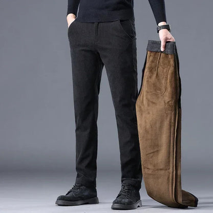 Gabriel | Herren Winter Fleecegefütterte Warme Hose