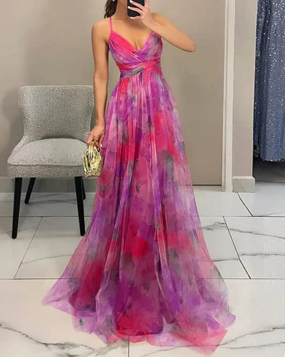 Margaret | Women’s Elegant Floral Maxi Dress