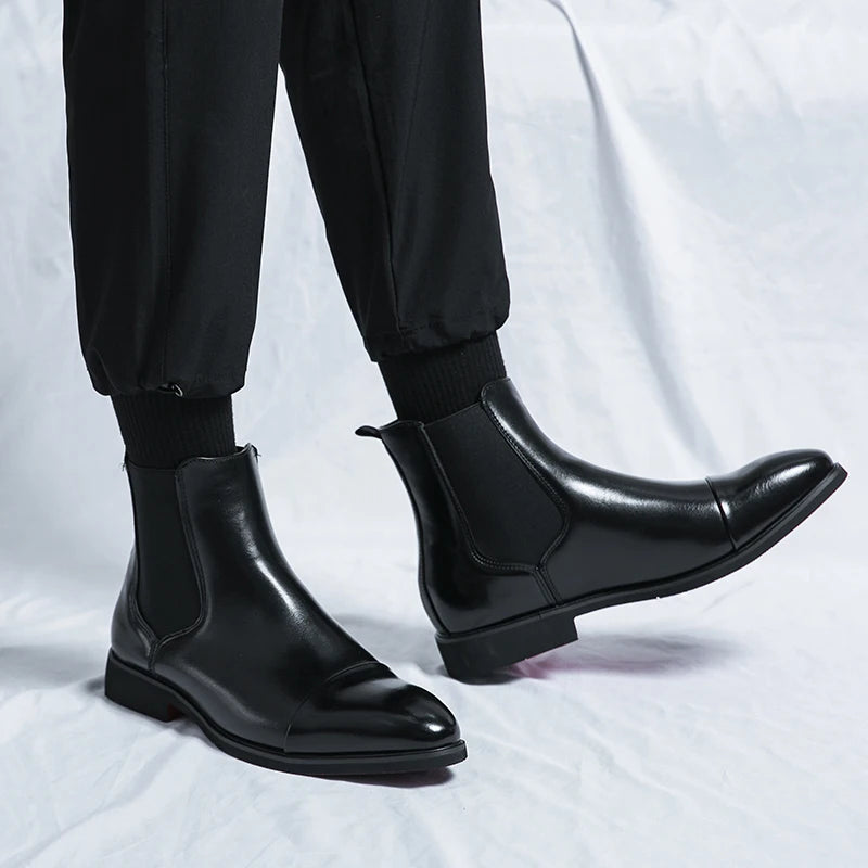 Sean | Chelsea-Boots aus Wildleder für Herren mit Elastikeinsatz