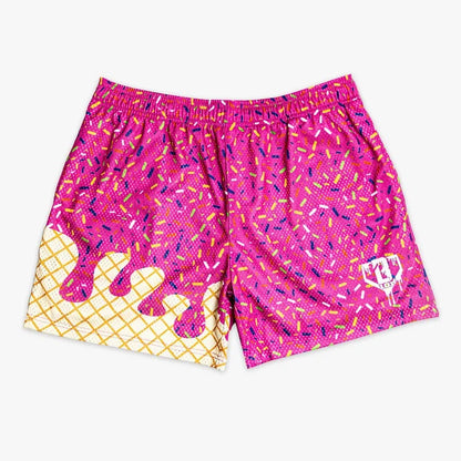 2026 Summer fresh ice cream printed multi-color optional men's baseball and basketball pants 101 breathable casual beach pants