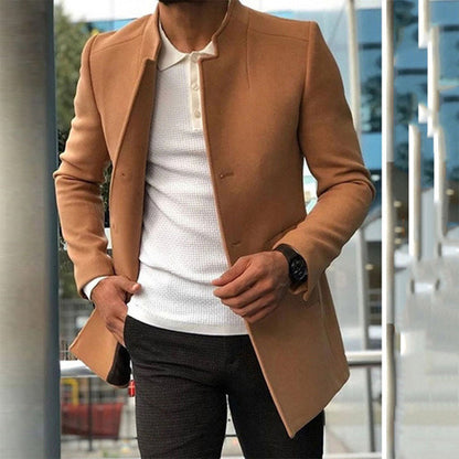 Jace | Modern Slim Fit Long Coat for Men