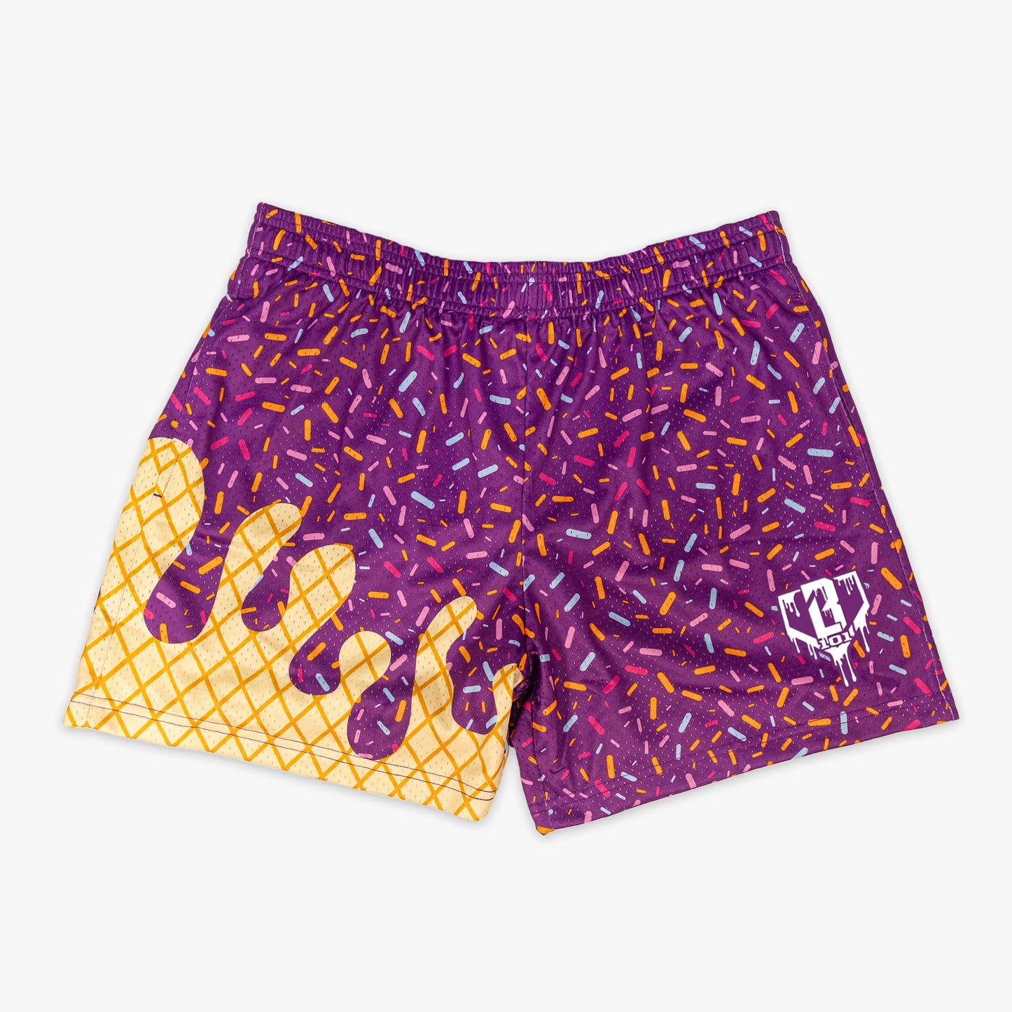 2026 Summer fresh ice cream printed multi-color optional men's baseball and basketball pants 101 breathable casual beach pants