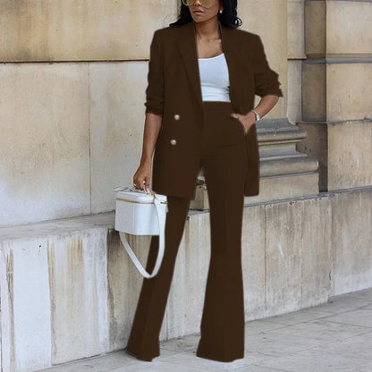 Lauren | Chic Formal Suit Set with Tailored Long Blazer for Women