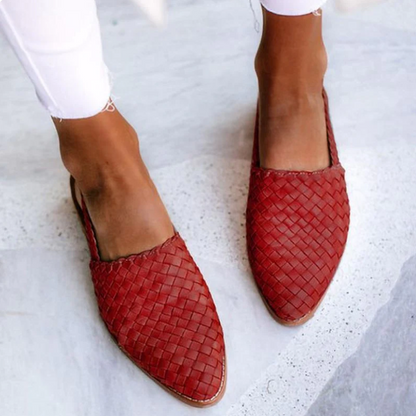 Riley | Women’s Spring Woven Ballet Flats