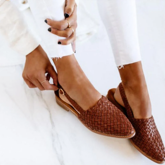 Riley | Gewebte Damen-Ballerinas für den Frühling