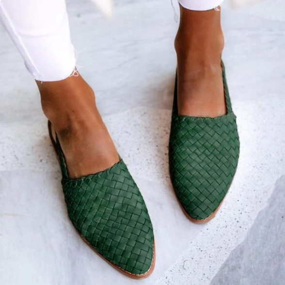 Riley | Women’s Spring Woven Ballet Flats