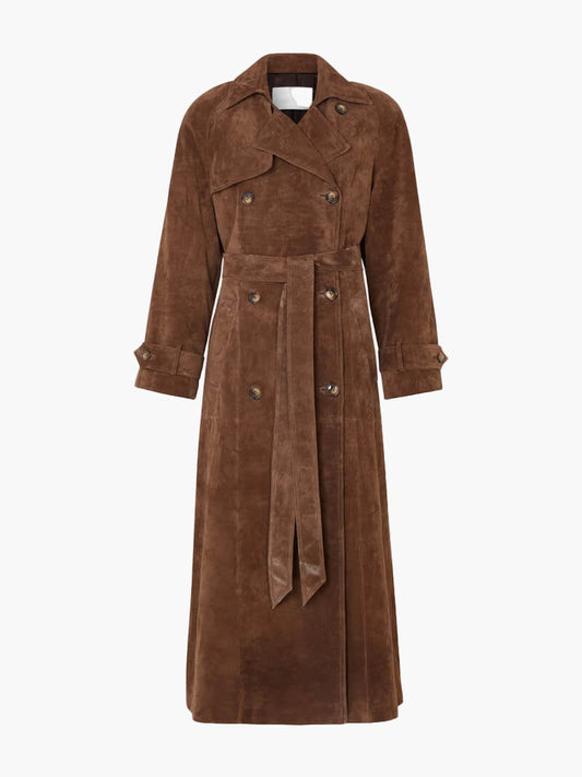 Darcey | Women’s Trendy Warm Belted Trench Coat