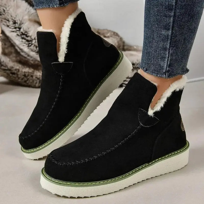 Thick Sole Non-Slip Boots for Women – Stylish & Comfortable