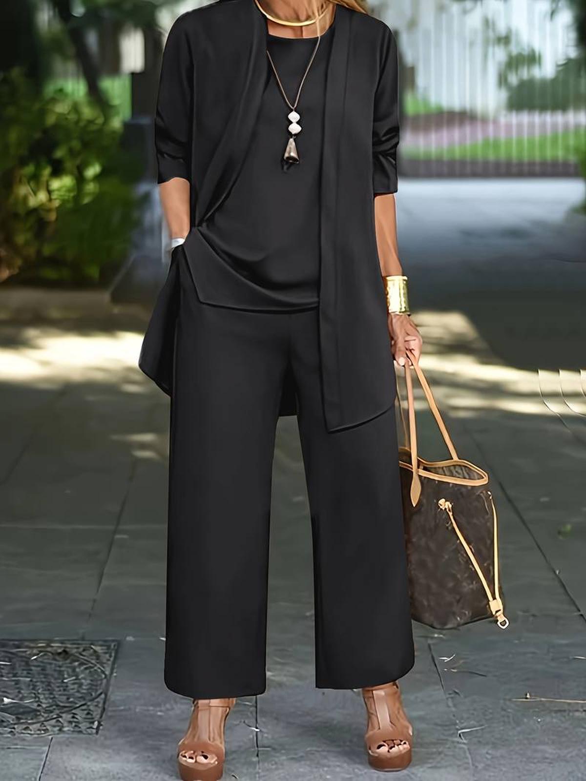 Bethany | Dreiteiliges, legeres Damen-Outfit-Set