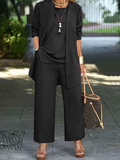 Bethany | Dreiteiliges, legeres Damen-Outfit-Set