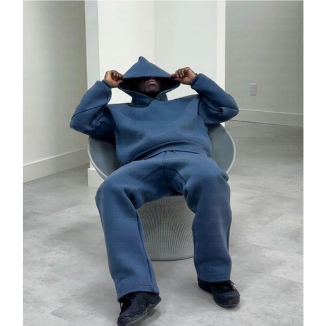 Adam | Men’s Minimal Hooded Sweater Set