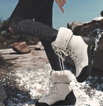 Waterproof Fleece Boots for Women – Stylish & Cozy