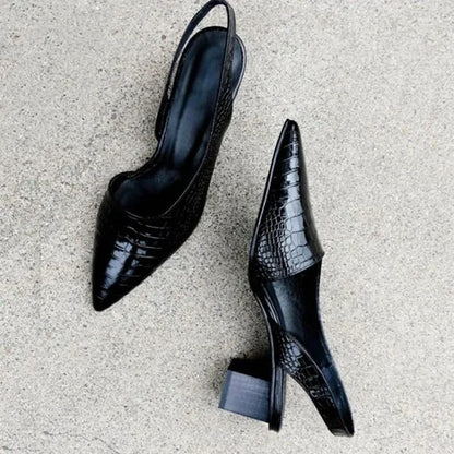 Eloise | Women’s Elegant Spring Block Heel Pumps