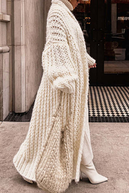 Grace | Damen Winter Strickjacke mit langen Ärmeln